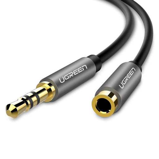Extension Cable, 3.5mm Male to Female Audio Auxiliary 3ft, Black-Audio Cables-UGREEN-brands-world.ca