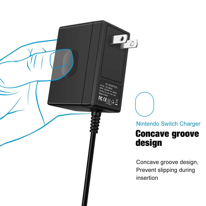 Fast Travel Charging Kit (Nintendo Switch and Switch Lite Support TV Mode) 15V/2.6A-Nintendo Switch Power Cords & Charging Stations-SAMA-brands-world.ca