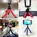 Flexible Mini Phone Tripod Sponge Octopus for Mobile & Camera, Blue-Monopods-SAMA-brands-world.ca