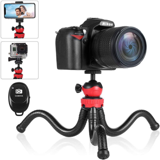 Flexible Tripod for iPhone & Camera, Lightweight Tripods Smartphone with...-Monopods-FiTSTILL-brands-world.ca