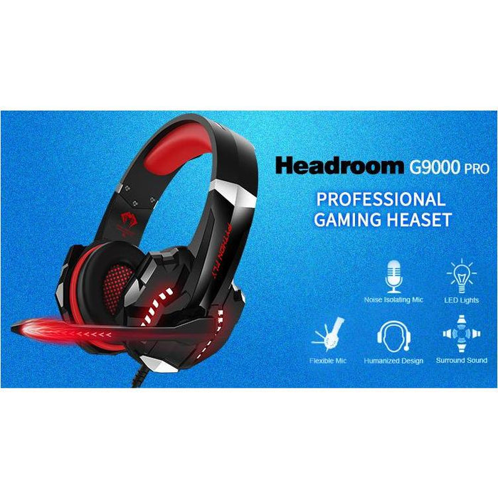 G9000 Pro Professional Noise Cancelling Gaming Headset for for PS4, PC, Xbox One Controller-Gaming Headsets-Paython-brands-world.ca