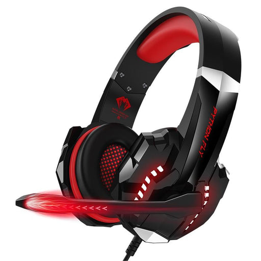 G9000 Pro Professional Noise Cancelling Gaming Headset for for PS4, PC, Xbox One Controller-Gaming Headsets-Paython-Red-brands-world.ca
