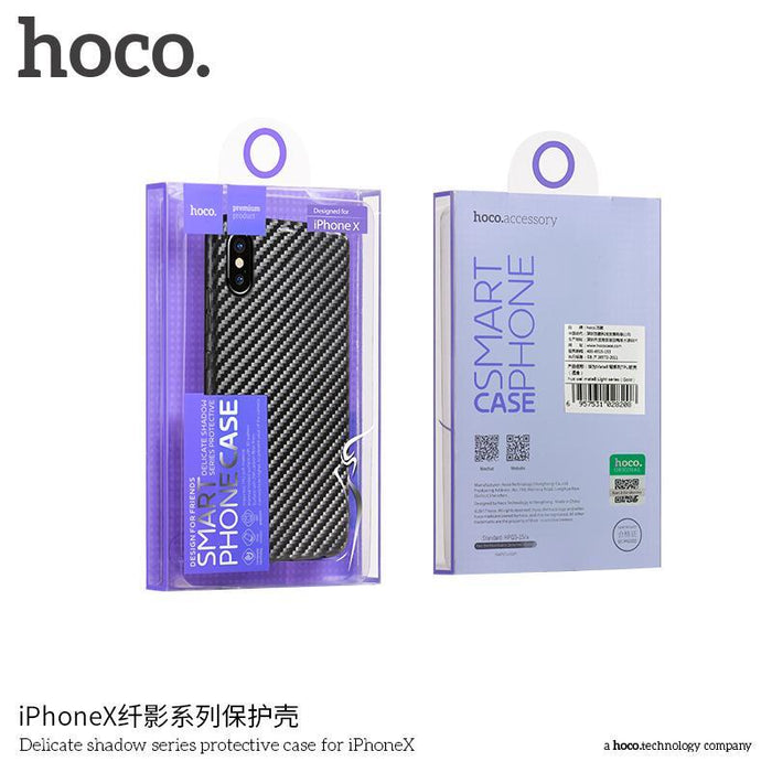 HOCO Delicate shadow series protective case for iPHONE X Black-iPhone X XS Cases-HOCO-brands-world.ca