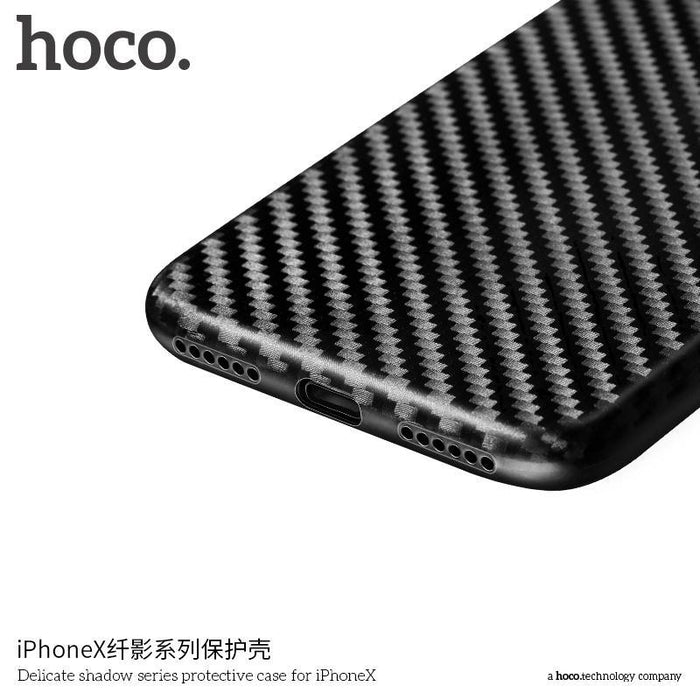 HOCO Delicate shadow series protective case for iPHONE X Black-iPhone X XS Cases-HOCO-brands-world.ca