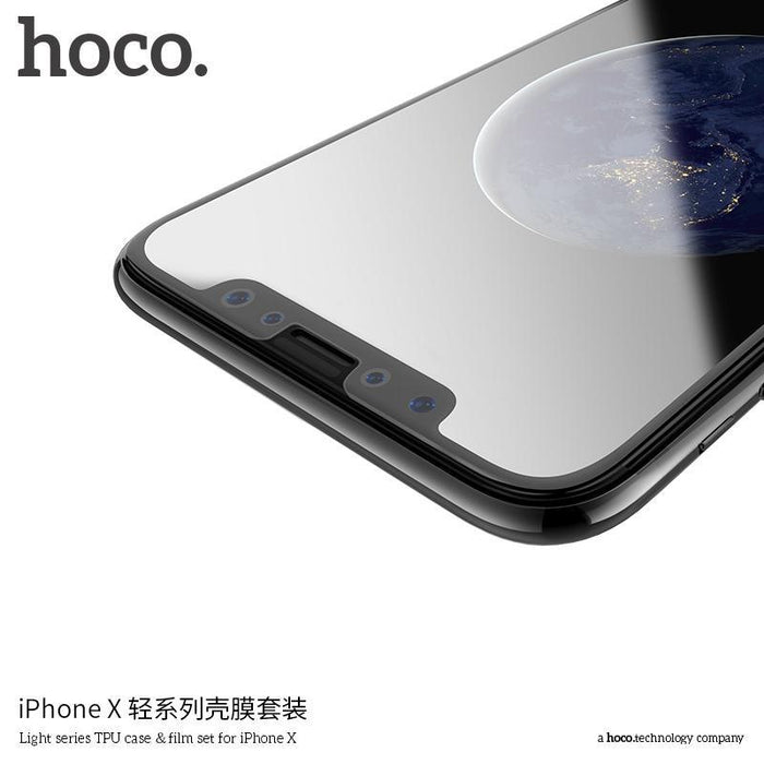 HOCO Light series TPU case ?film set for iPHONE X-iPhone X XS Cases-HOCO-brands-world.ca
