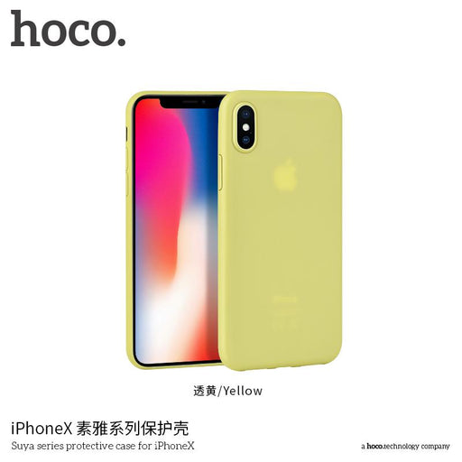 HOCO Suya series protective case for iPHONE X Yellow-iPhone X XS Cases-HOCO-brands-world.ca