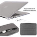 iCasso MacBook Air 13 Inch Case 2010-2017 13 - Model A1369/A1466, Clear-MacBook Cases-iCasso-brands-world.ca