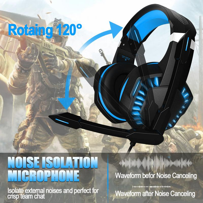 G2000 PRO Gaming Headset Red