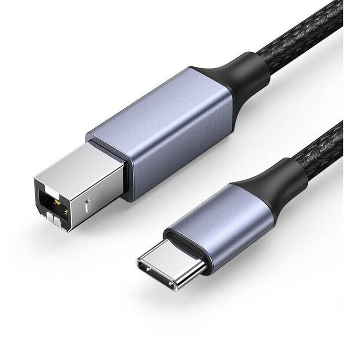 USB C Printer Cable for LaserJet, OfficeJet, and More