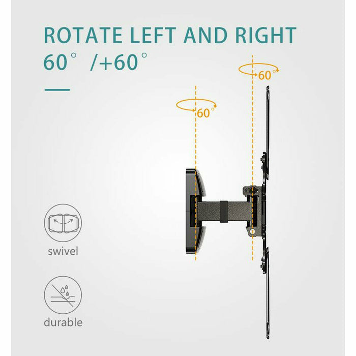 Wall Bracket for TVs 23"-55" with Shoulder Positioning System