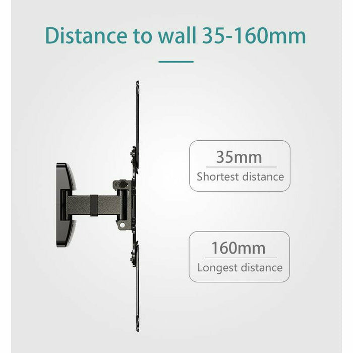 Wall Bracket for TVs 23"-55" with Shoulder Positioning System