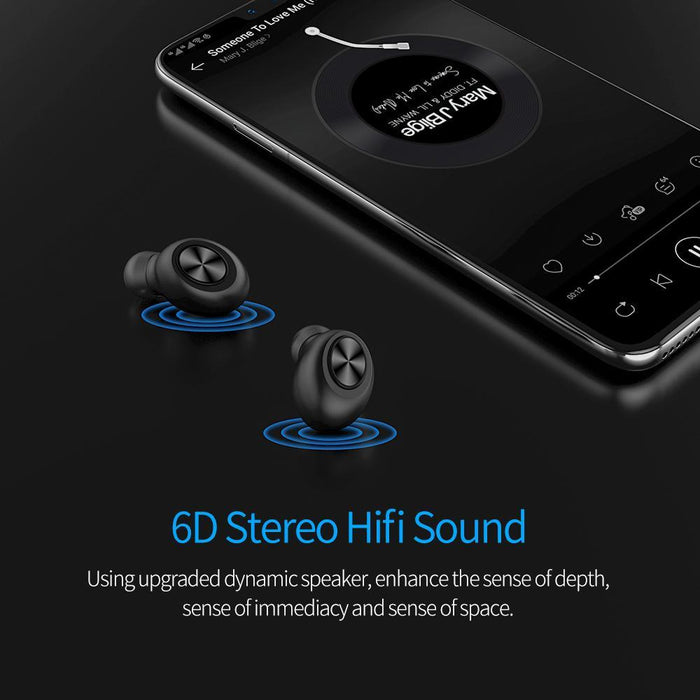 In Ear Wireless Stereo Headphone V5.0 TWS Earphone Earbuds with 2600mAh Power Bank Charging Case-Earbuds & In-Ear Headphones-SAMA-brands-world.ca