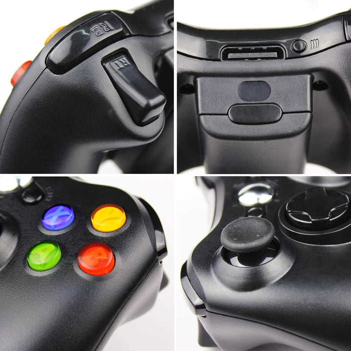 JAMSWALL Xbox 360 Wireless Controller,2.4GHZ Game Controller Gamepad Black-Xbox 360 Controllers-JAMSWALL-brands-world.ca