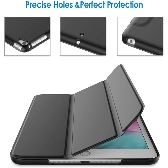 JETech Case for iPad Mini 5 (2019 Model 5th Generation), Smart Cover Black-Tablet & iPad Cases-JETech-brands-world.ca