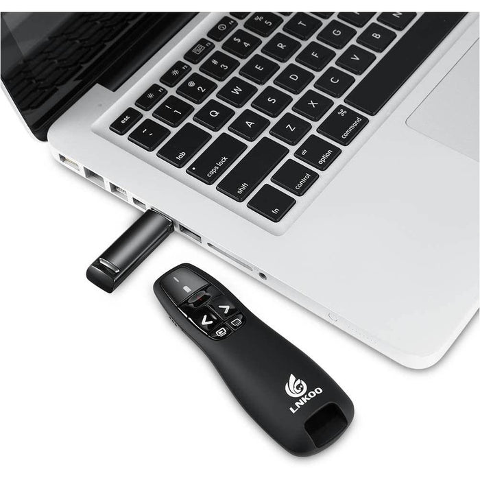 LNKOO RF 2.4GHz Wireless USB PowerPoint PPT Presenter Presentation Remote...-Wireless Remote Presenters-LNKOO-brands-world.ca