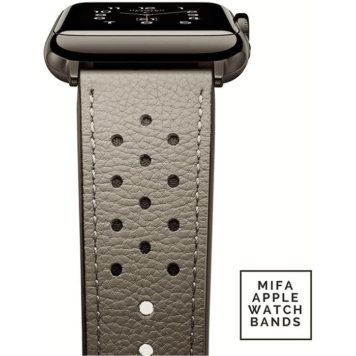 Mifa Compatible w/Apple Watch Band 5 4 44mm 42mm 40mm / 38mm, Oyster-Apple Watch Bands & Straps-MODERN IDEAS-brands-world.ca