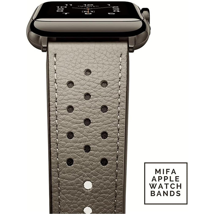 Mifa Compatible w/Apple Watch Band 5 4 44mm 42mm 40mm / 42mm, Oyster-Apple Watch Bands & Straps-MODERN IDEAS-brands-world.ca