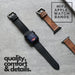 Mifa Hybrid Sports band Dark Brown Compatible With 38mm / 40mm, Suede Black-Apple Watch Bands & Straps-MODERN IDEAS-brands-world.ca