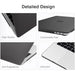 MoKo Case Fit MacBook Pro 13 2016-2020 M1 Chip Released Translucent Black-MacBook Cases-MoKo-brands-world.ca