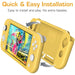 MoKo Case for Nintendo Switch Lite, Silicone Protective Rubber Cover, Yellow-Nintendo Switch Skins, Faceplates & Cases-MoKo-brands-world.ca