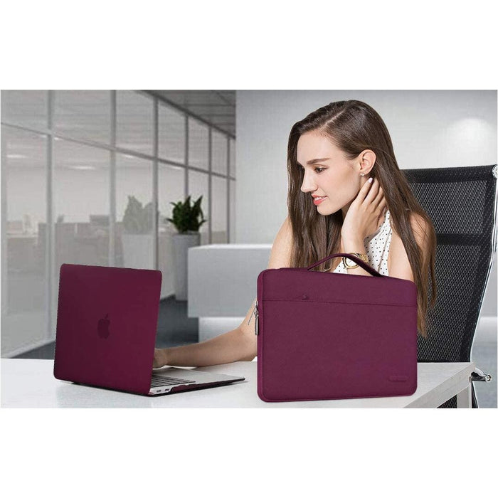 MOSISO MacBook Air 13 inch Case 2020 2019 2018 Release A2337 M1 Marsala Red-MacBook Cases-MOSISO-brands-world.ca