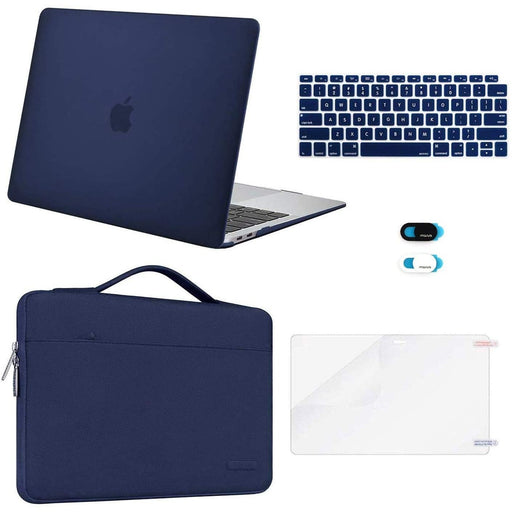 MOSISO MacBook Air 13 inch Case 2020 2019 2018 Release A2337 M1 Navy Blue-MacBook Cases-MOSISO-brands-world.ca