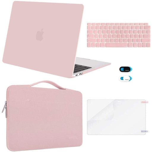 MOSISO MacBook Air 13 inch Case 2020 2019 2018 Release A2337 M1 Rose Quartz-MacBook Cases-MOSISO-brands-world.ca
