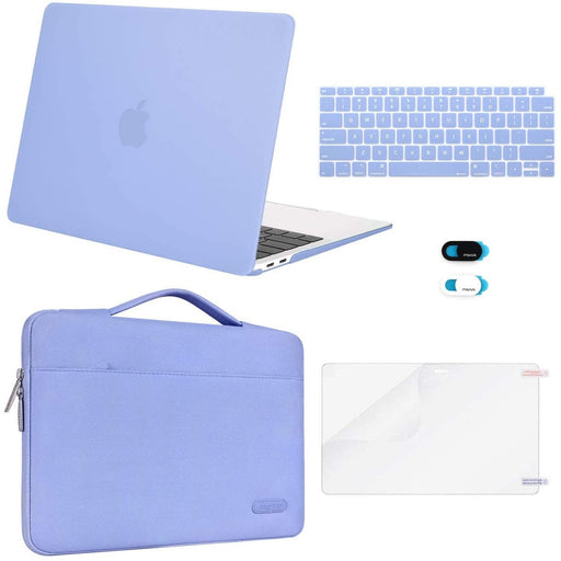 MOSISO MacBook Air 13 inch Case 2020 2019 2018 Release A2337 M1 Serenity Blue-MacBook Cases-MOSISO-brands-world.ca