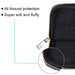 MOSISO PU Leather Sleeve Compatible with 13-13.3 Inch, Shining Black-Leather Sleeve-MOSISO-brands-world.ca