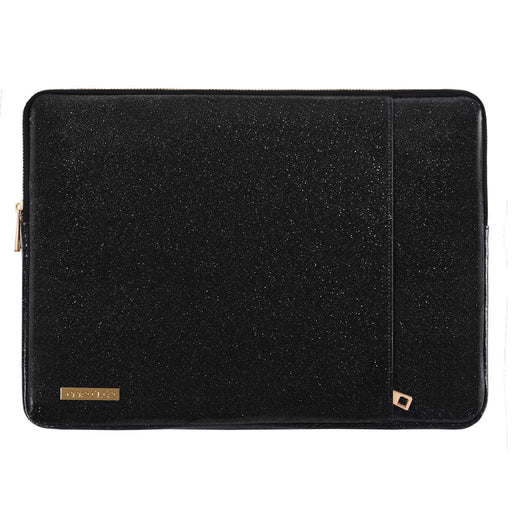 MOSISO PU Leather Sleeve Compatible with 13-13.3 Inch, Shining Black-Leather Sleeve-MOSISO-brands-world.ca