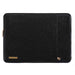 MOSISO PU Leather Sleeve Compatible with 13-13.3 Inch, Shining Black-Leather Sleeve-MOSISO-brands-world.ca