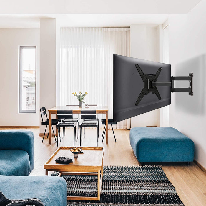 Mounting Dream Full Motion TV Wall Mount and DVD Floating Shelf with Two...-TV Mounts-Mounting Dream-brands-world.ca