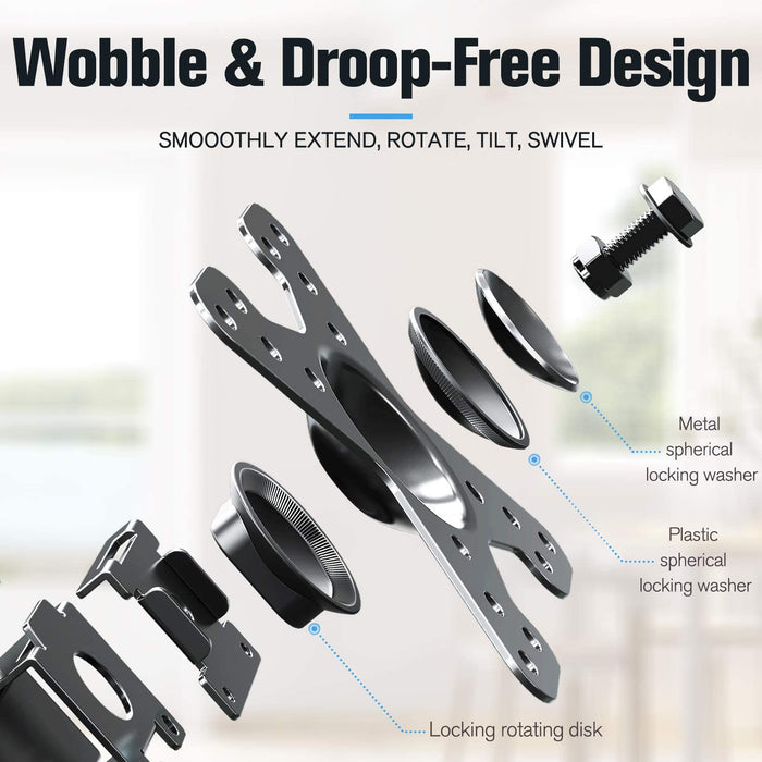 Mounting Dream Full Motion TV Wall Mount Monitor For 10"-26" TVs/Monitors-TV Mounts-Mounting Dream-brands-world.ca