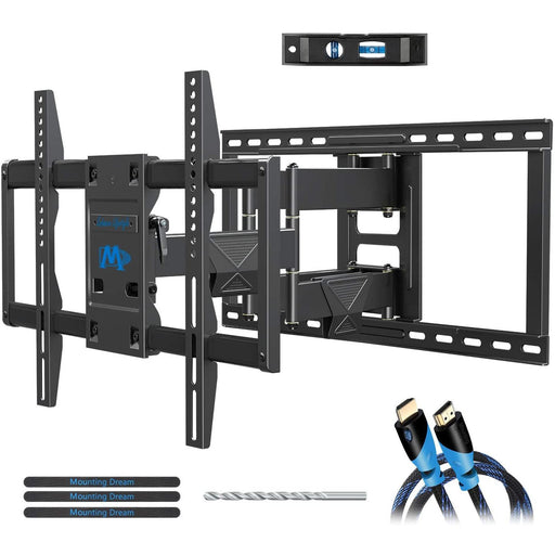 Mounting Dream TV Wall Mount Full 42-75" Motion 16/18/24" studs-TV Mounts-Mounting Dream-brands-world.ca