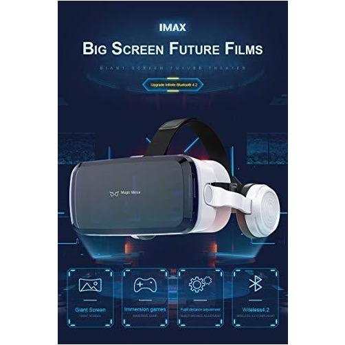 (NEWEST)VR Headset, Virtual Reality Headset ,With Bluetooth Connect...-Virtual Reality Accessories-SAMA-brands-world.ca