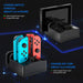 Nintendo Switch, 5 in 1 Charging Black 3.3ft-Nintendo Switch Power Cords & Charging Stations-SAMA-brands-world.ca