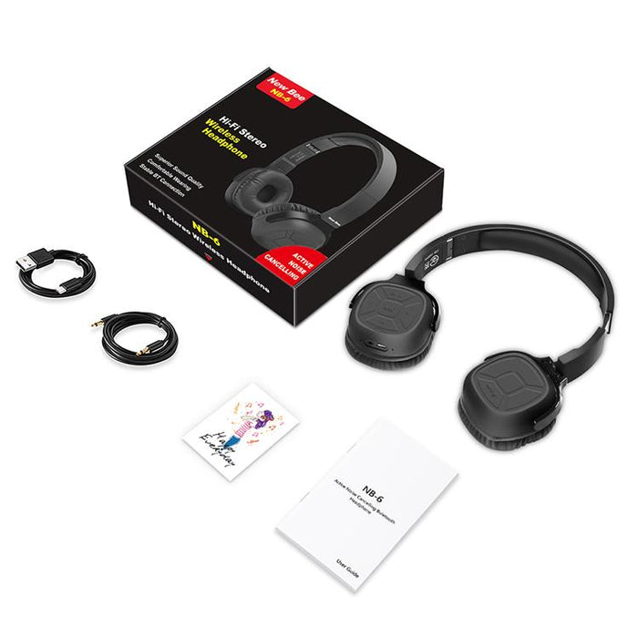 Noise Cancelling Headphone 70H Playtime, Siri Voice Contro-Noise Cancelling Headphones-NEW BEE-brands-world.ca