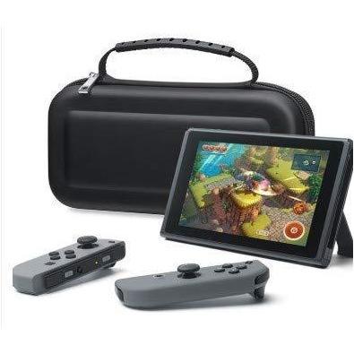 Orzly Carry Case Compatible with Nintendo Switch - Black Protective BLACK-Nintendo Switch Skins, Faceplates & Cases-Orzly-brands-world.ca