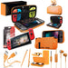 Orzly Switch Accessories Bundle, Orange Carry Case for Nintendo Switch...-Nintendo Switch Miscellaneous-Orzly-brands-world.ca