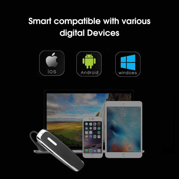 Portable In-Ear Smart Telephone Hand Free Earphone Wireless Headset Earphones with Mic-Bluetooth Headsets-SAMA-brands-world.ca