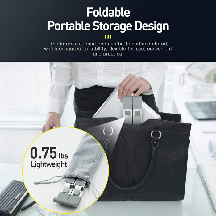 Portable Laptop Stand Foldable Adjustable Aluminium Alloy-Tablet & iPad Stands-RioRand-brands-world.ca
