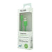 PQI i-Cable Flat 20 Green Lightning Cable-iPhone Chargers & Cables-PQI-brands-world.ca