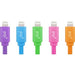 PQI i-Cable Flat 20 Orange Lightning Cable-iPhone Chargers & Cables-PQI-brands-world.ca