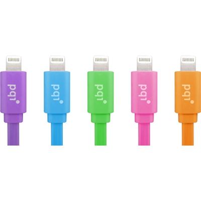 PQI i-Cable Flat 20 Pink Lightning Cable-iPhone Chargers & Cables-PQI-brands-world.ca