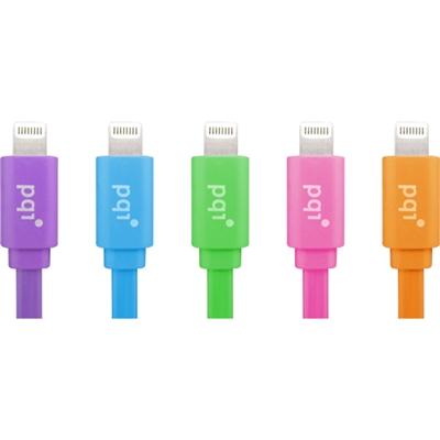 PQI i-Cable Flat 20 Purple Lightning Cable-iPhone Chargers & Cables-PQI-brands-world.ca