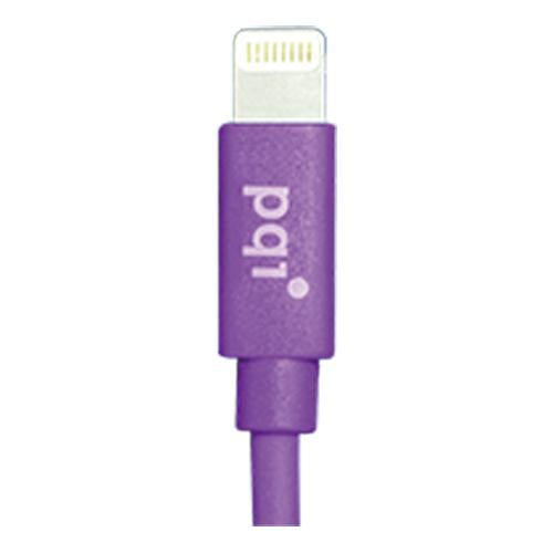 PQI i-Cable Flat 20 Purple Lightning Cable-iPhone Chargers & Cables-PQI-brands-world.ca