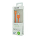 PQI i-Cable Orange charge & Sync with Lightning connector 90 cm-iPhone Chargers & Cables-PQI-brands-world.ca