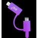 PQI i-Cable PURPLE charge & Sync with Lightning connector 90 cm-iPhone Chargers & Cables-PQI-brands-world.ca