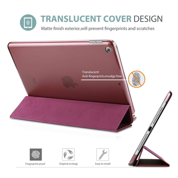 ProCase iPad 10.2 Case 2019 7th Generation Case, Slim Stand Hard Wine-Tablet & iPad Cases-Procase-brands-world.ca