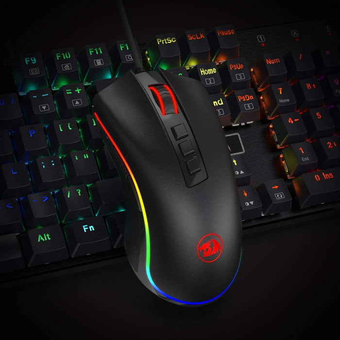 Redragon M711 Cobra Gaming Mouse with 16.8 Million RGB Color Backlit,-Gaming Mice-Redragon-brands-world.ca